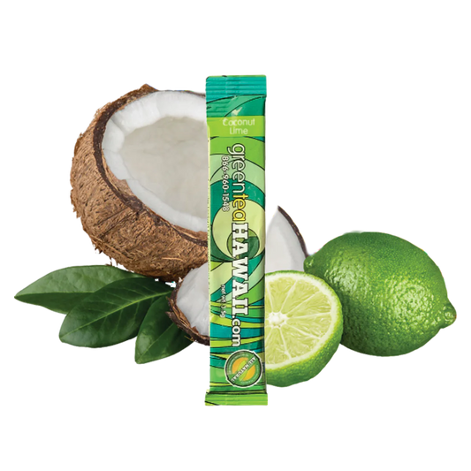 greenteaHAWAII Coconut Lime (Sugar Free) 30-Count Box