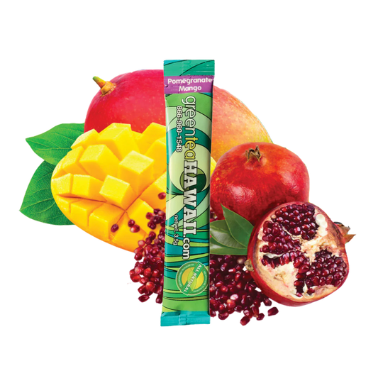 greenteaHAWAII Pomegranate Mango (Sugar Free) 30-Count Box