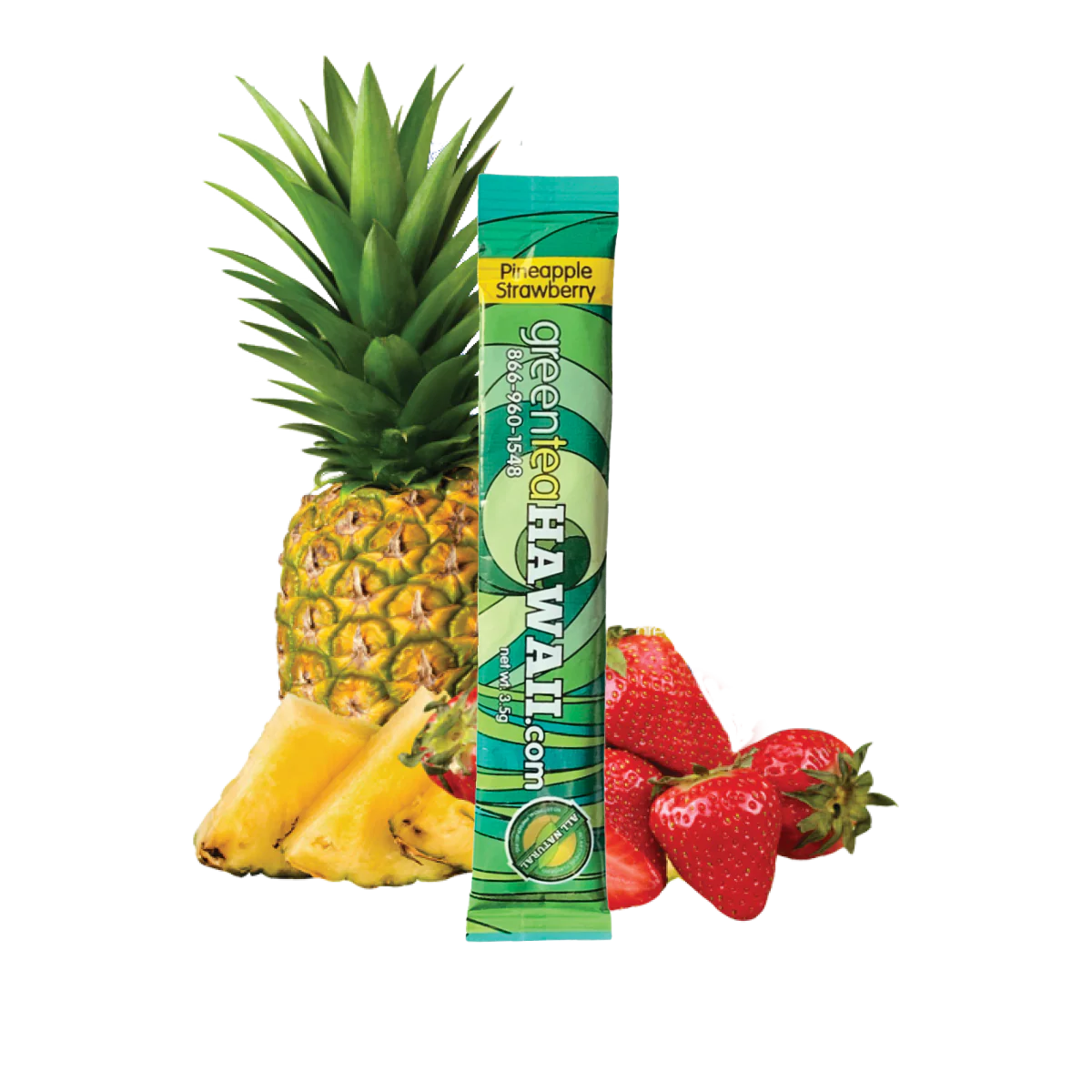 greenteaHAWAII Pineapple Strawberry 60 Count Box