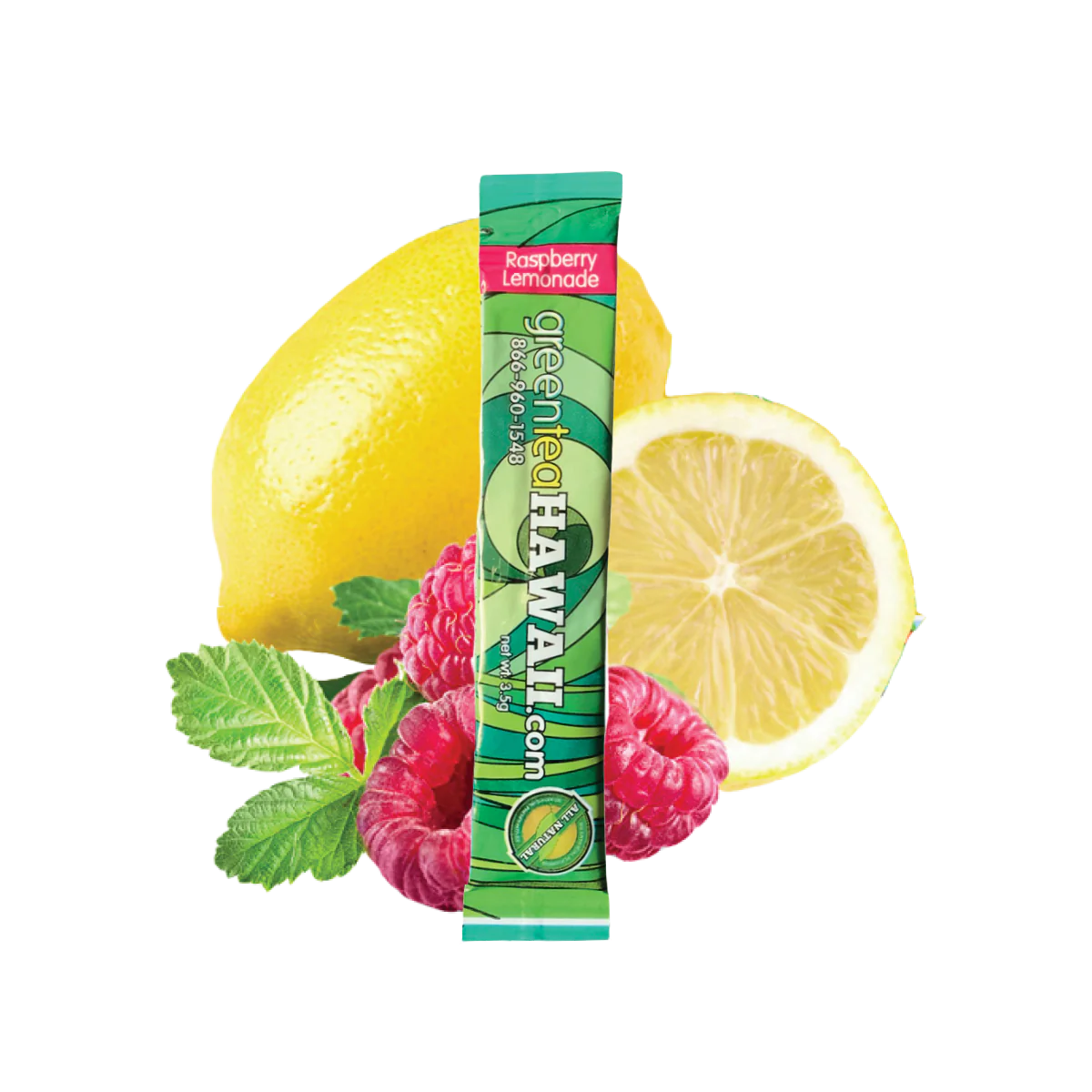 greenteaHAWAII Raspberry Lemonade 60-Count Box