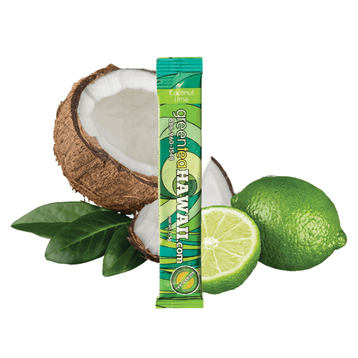 greenteaHAWAII Coconut Lime 60-Count Box